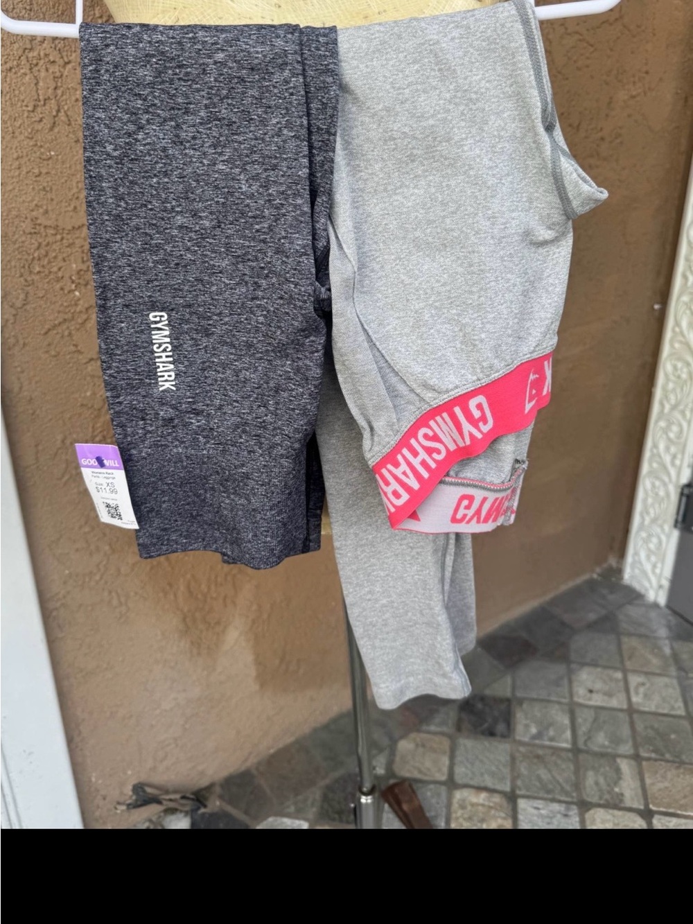 Gymshark Womens w2-Pack Active Bottoms - Gray & Charcoal